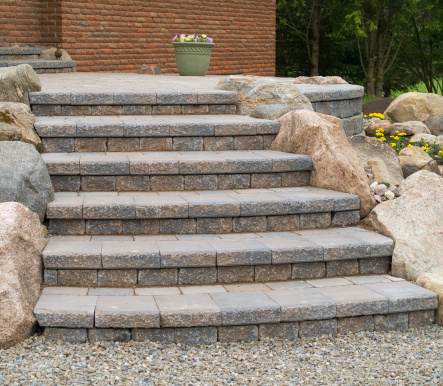 Armour Stone for Patios Steps and Retaining Walls